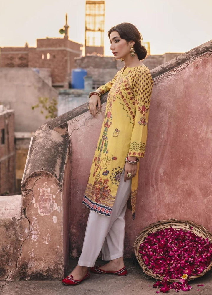 Seroli Luxury Pret  Lawn Shirt ZAFRANI