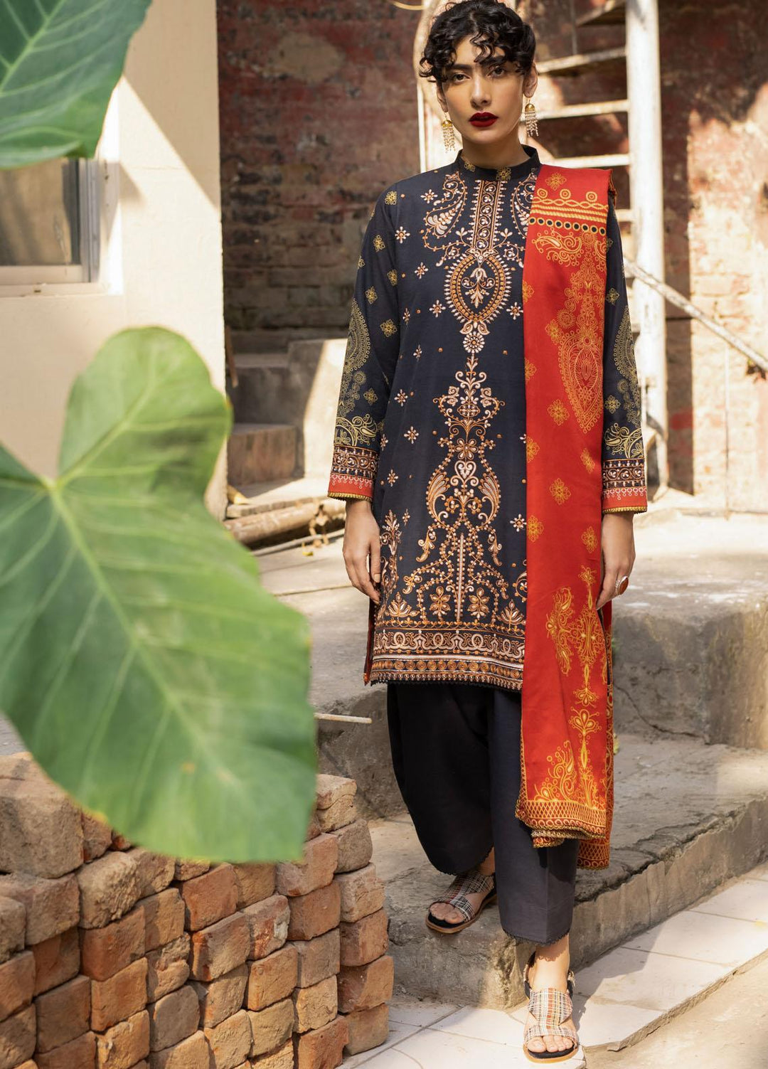 Sardiyon Ki Pehar By Seroli Printed Khaddar Suits Unstitched 3 Piece SRL21SP SW-L1-U0004 - Winter Collection