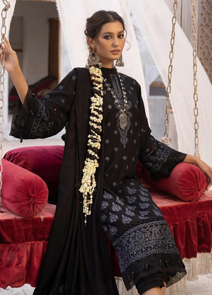 Shadow Stapel by Aalaya Embroidered Karandi Suits Unstitched 3 Piece ALY22SS D-03 - Winter Collection