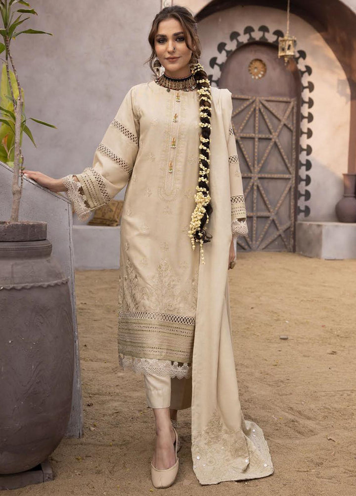 Shadow Stapel by Aalaya Embroidered Karandi Suits Unstitched 3 Piece ALY22SS D-06 - Winter Collection