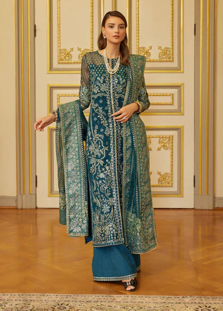 Shagun Imroz By Gisele Embroidered Organza Suits Unstitched 3 Piece GL22SI Arzu - Wedding Collection