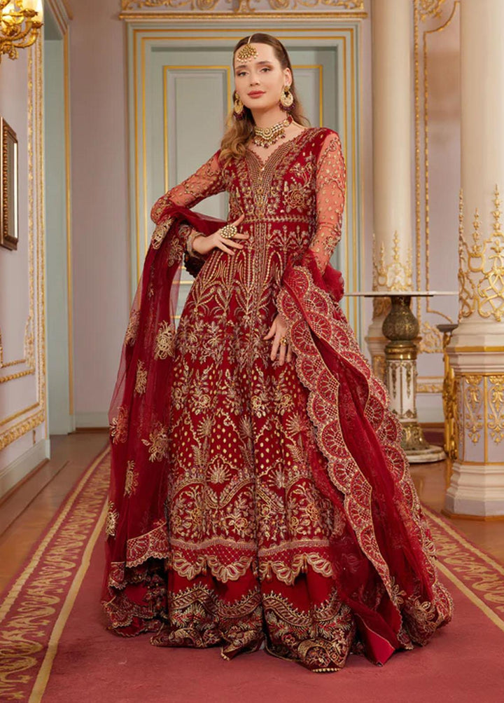Shagun Imroz By Gisele Embroidered Net Suits Unstitched 3 Piece GL22SI Enara - Wedding Collection