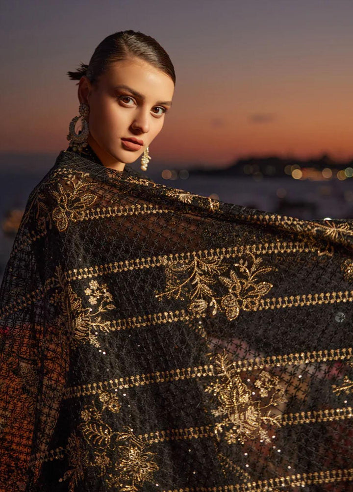 Shagun Imroz By Gisele Embroidered Net Suits Unstitched 3 Piece GL22SI Jawedan - Wedding Collection