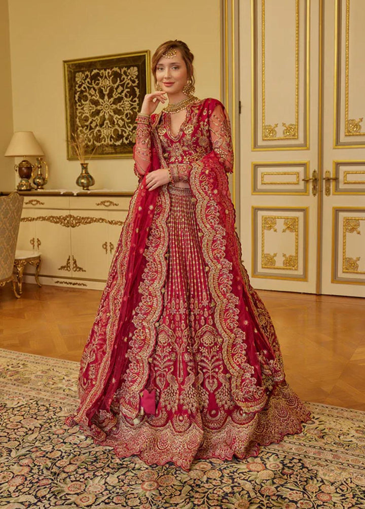 Shagun Imroz By Gisele Embroidered Net Suits Unstitched 3 Piece GL22SI Tabeer - Wedding Collection