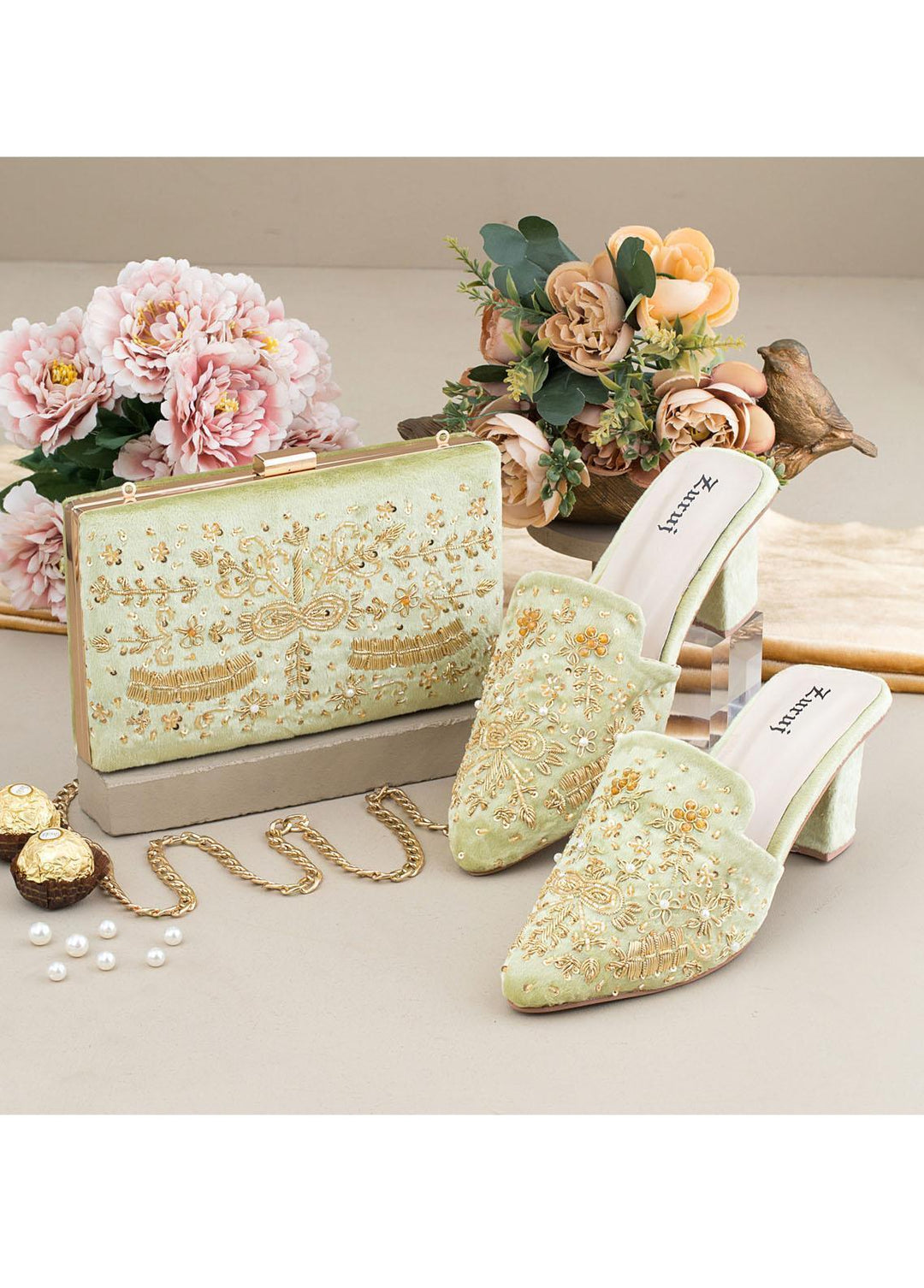 Zuruj Formal Style Khussa HMC-239-Pista