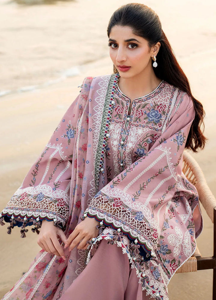 Shahkaar by Jazmin Embroidered Lawn Suits Unstitched 3 Piece JZ25SK SL25-D2 - Summer Collection