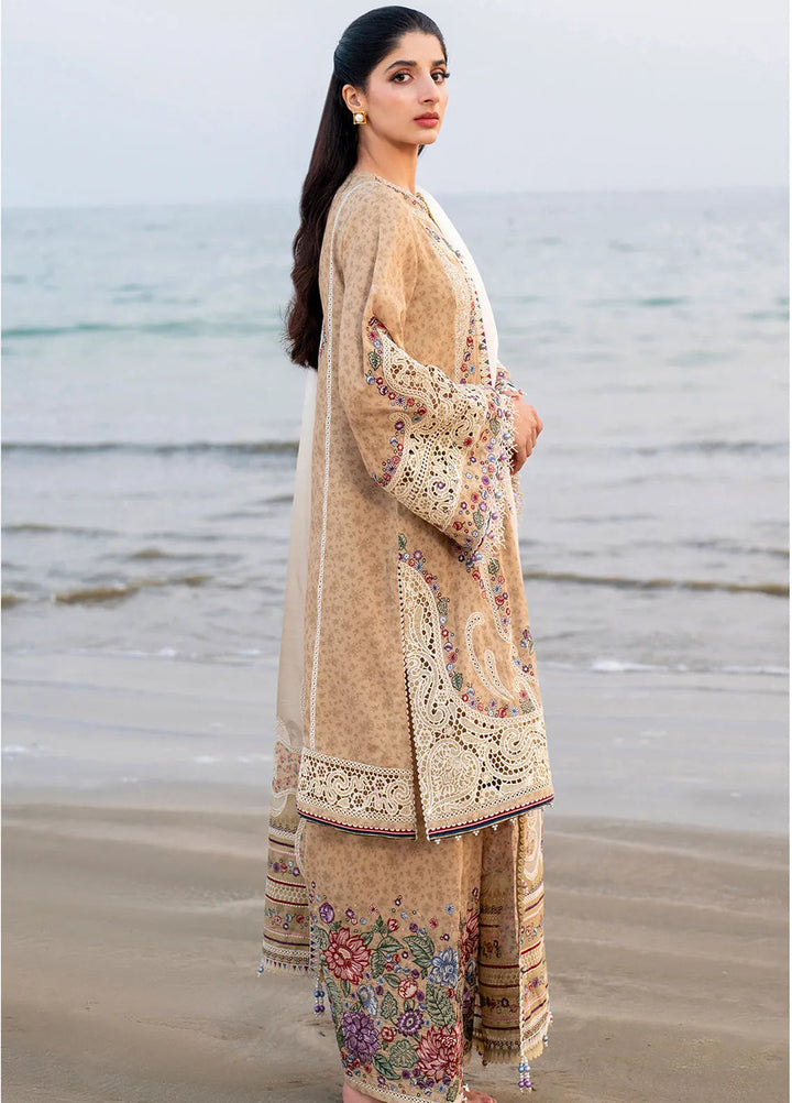Shahkaar by Jazmin Embroidered Lawn Suits Unstitched 3 Piece JZ25SK SL25-D4 - Summer Collection