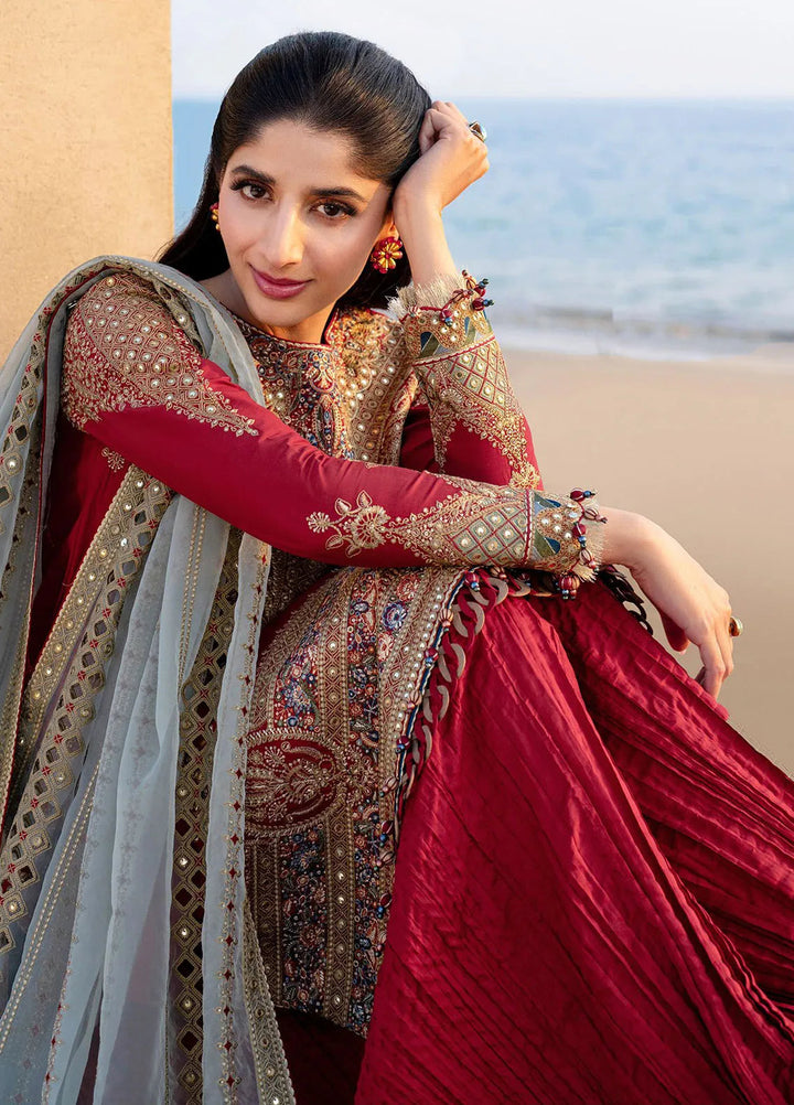 Shahkaar by Jazmin Embroidered Lawn Suits Unstitched 3 Piece JZ25SK SL25-D5 - Summer Collection