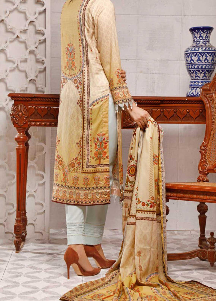 Shahkar by VS Textiles Embroidered Lawn Suits Unstitched 3 Piece VS21SK D-203 - Summer Collection