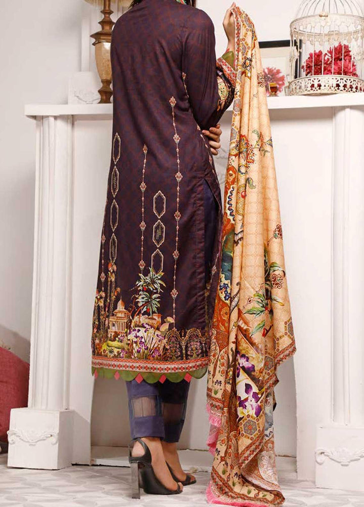 Shahkar by VS Textiles Embroidered Lawn Suits Unstitched 3 Piece VS21SK D-208 - Summer Collection