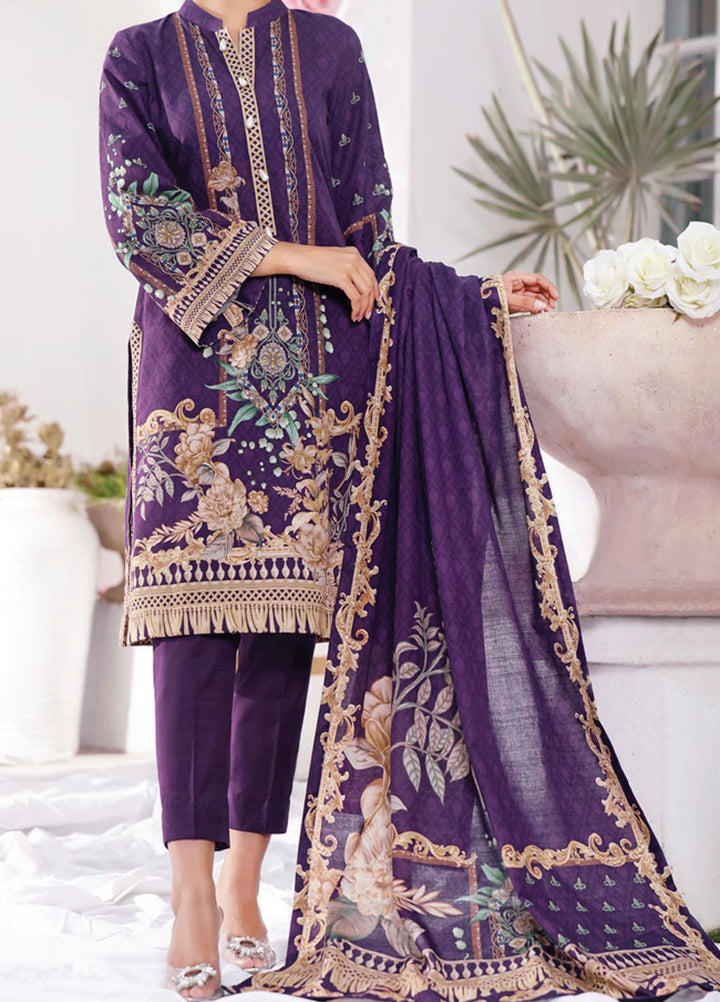 Shahkar by VS Textiles Printed Khaddar Suits Unstitched 3 Piece VS21SHK D-108 - Winter Collection