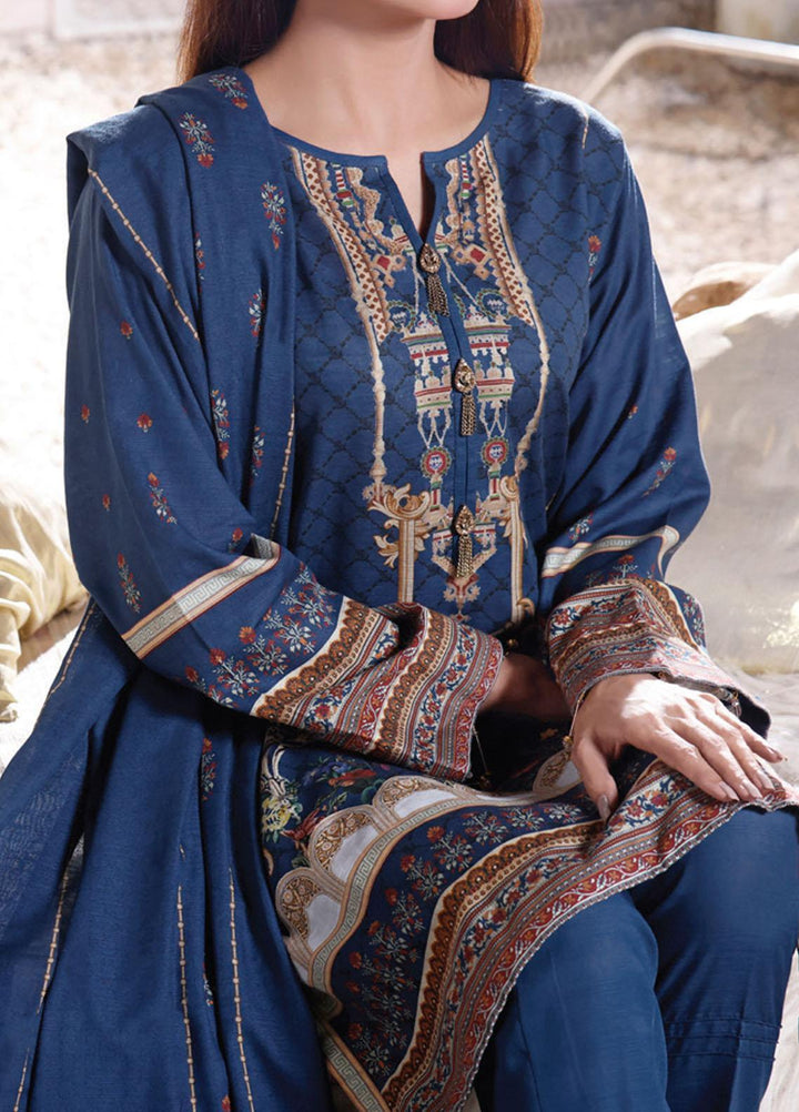 Shahkar by VS Textiles Printed Khaddar Suits Unstitched 3 Piece VS21SHK D-112 - Winter Collection