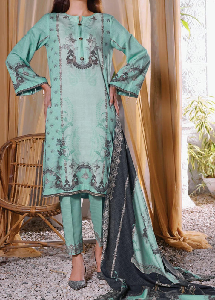 Shahkar by VS Textiles Printed Khaddar Suits Unstitched 3 Piece VS21SHK D-116 - Winter Collection