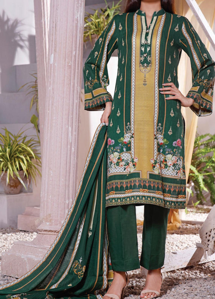 Shahkar by VS Textiles Printed Khaddar Suits Unstitched 3 Piece VS21SHK D-119 - Winter Collection