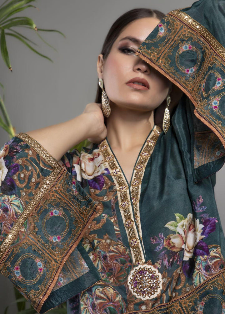 Shamaeel Ansari Luxury Pret  Silk 2 Piece Suit AFS 02