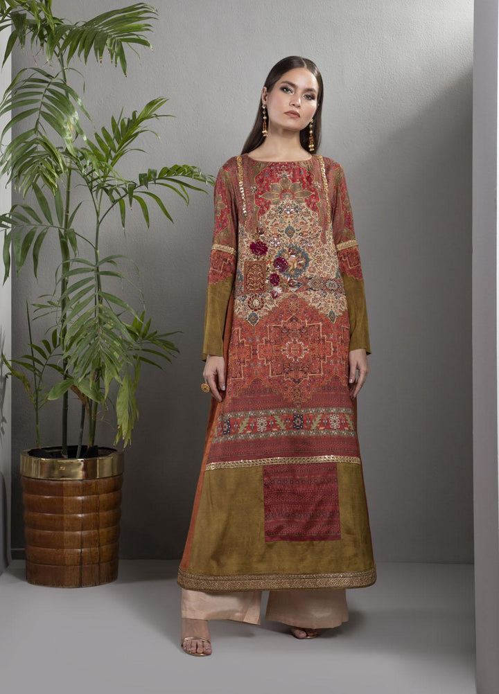 Shamaeel Ansari Luxury Pret  Silk 2 Piece Suit AFS 04