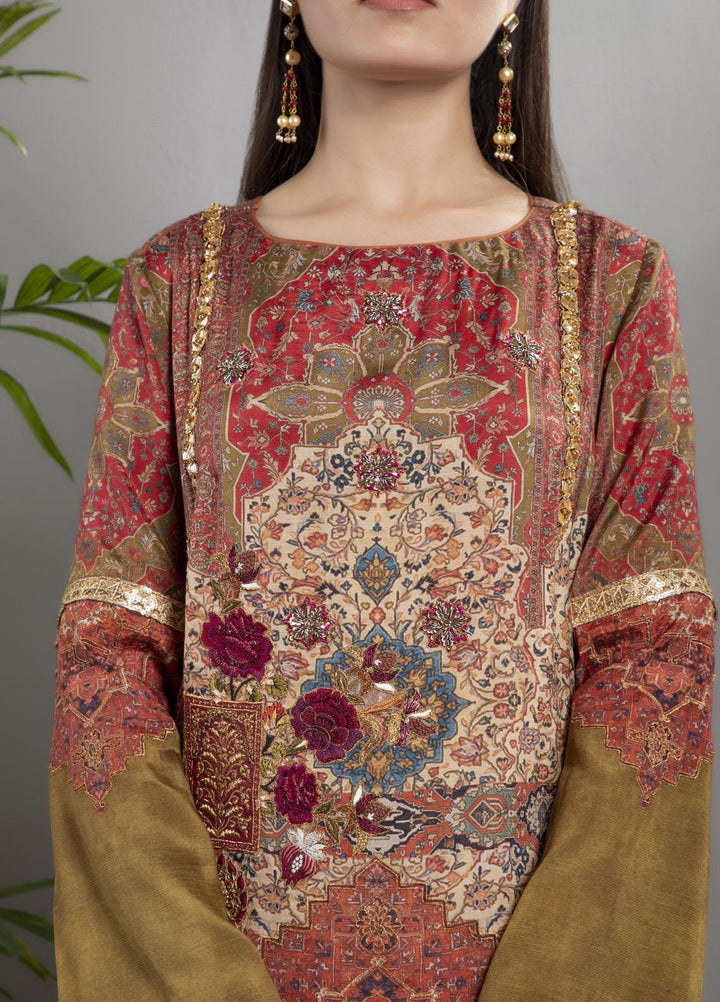 Shamaeel Ansari Luxury Pret  Silk 2 Piece Suit AFS 04