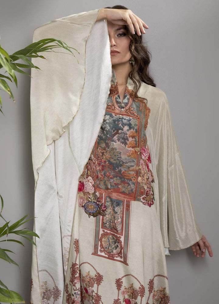 Shamaeel Ansari Luxury Pret  Silk 2 Piece Suit AFS 05