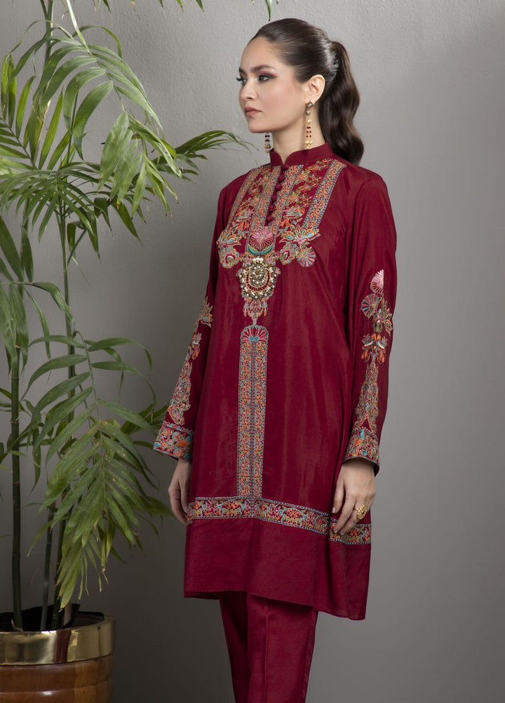 Shamaeel Ansari Luxury Pret  Silk 2 Piece Suit AFS 10