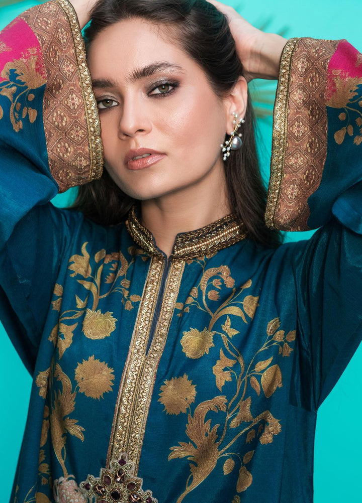 Shamaeel Ansari Luxury Pret  Silk Shirt D-09