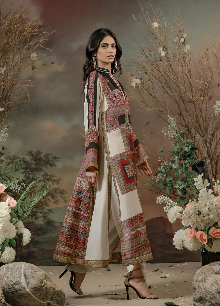 Shamaeel Ansari Luxury Pret  Silk Shirt ED D4