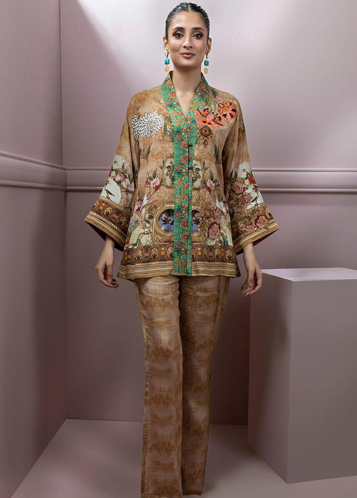 Shamaeel Ansari Pret Embroidered Silk 2 Piece Glam-03