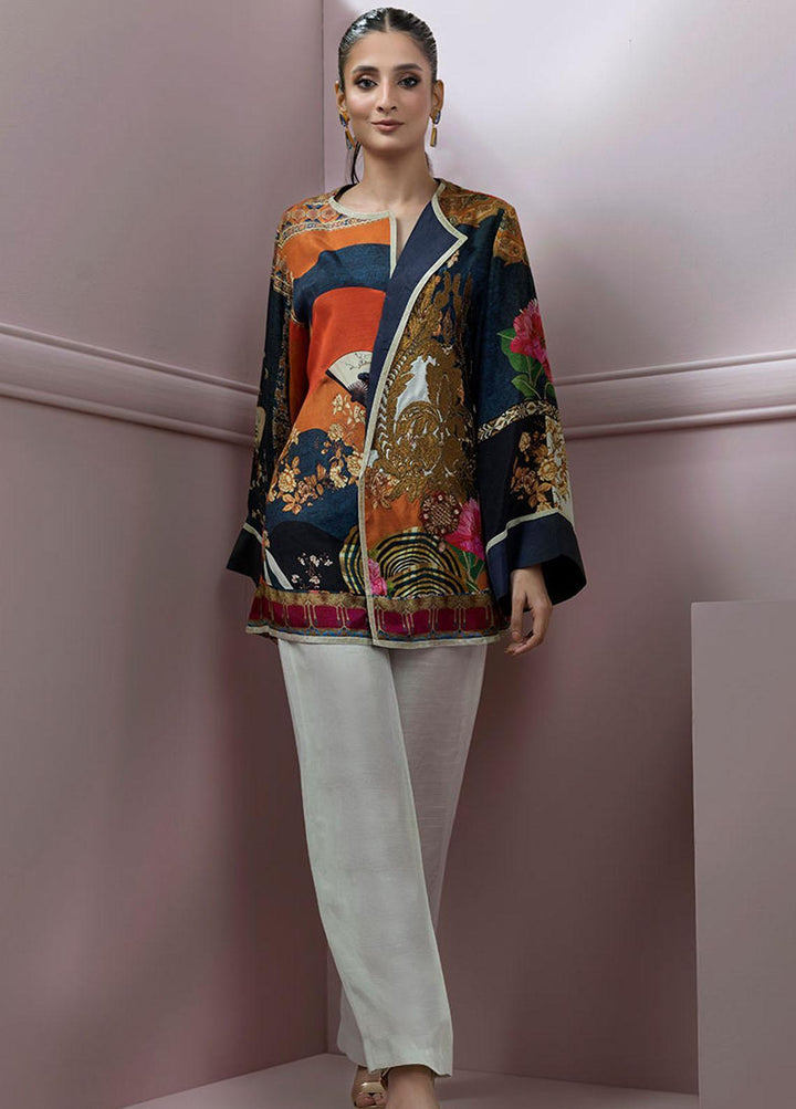 Shamaeel Ansari Pret Embroidered Silk 2 Piece Glam-06