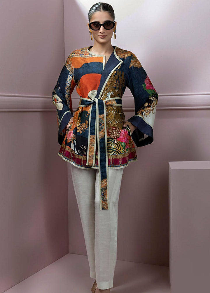 Shamaeel Ansari Pret Embroidered Silk 2 Piece Glam-06