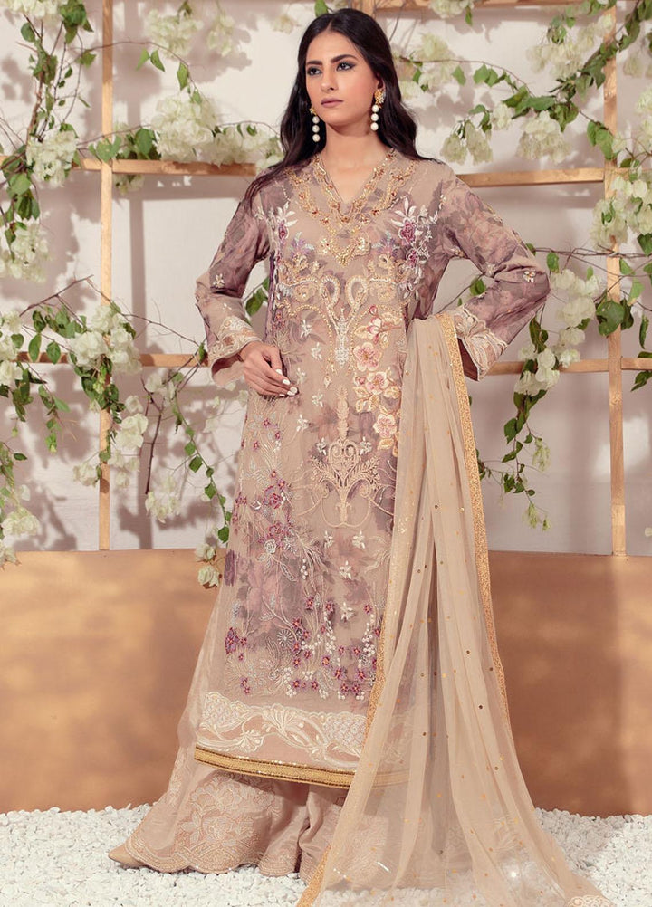 Shamaeel Ansari Embroidered Luxury Net Shirt EB-01