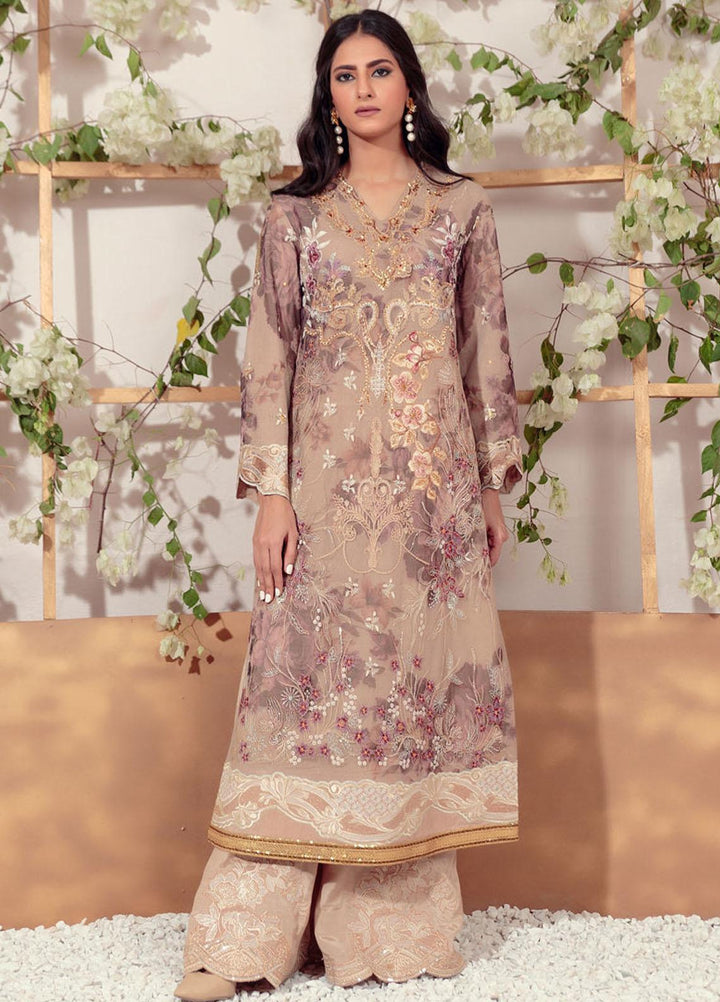 Shamaeel Ansari Embroidered Luxury Net Shirt EB-01