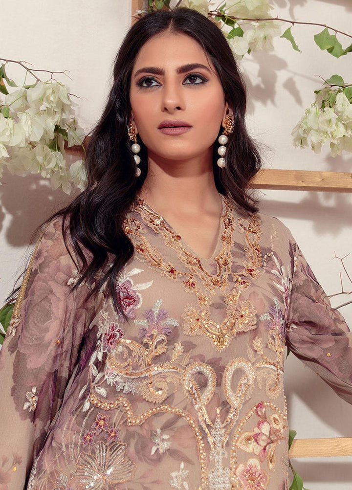 Shamaeel Ansari Embroidered Luxury Net Shirt EB-01
