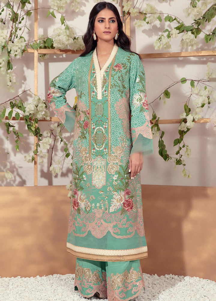 Shamaeel Ansari Embroidered Luxury Silk Shirt EB-02