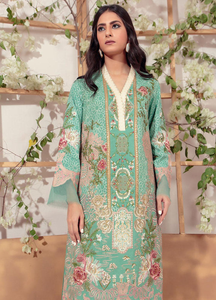 Shamaeel Ansari Embroidered Luxury Silk Shirt EB-02