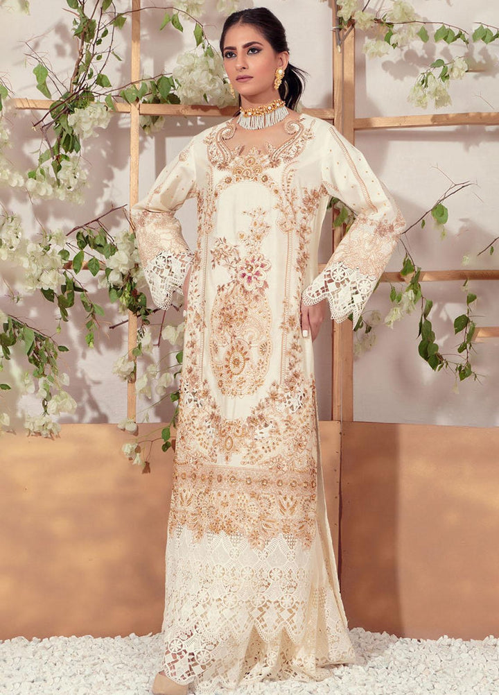 Shamaeel Ansari Embroidered Luxury Silk 2 Piece Suit EB-03