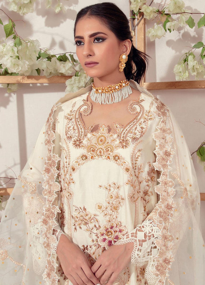 Shamaeel Ansari Embroidered Luxury Silk 2 Piece Suit EB-03
