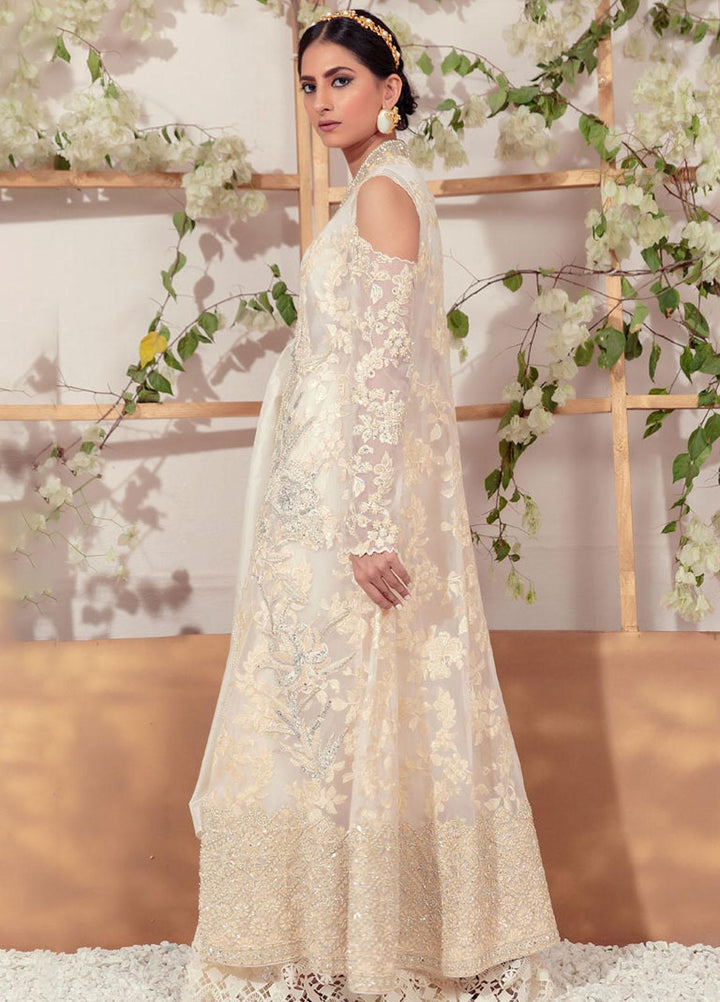 Shamaeel Ansari Embroidered Luxury Net Shirt EB-04