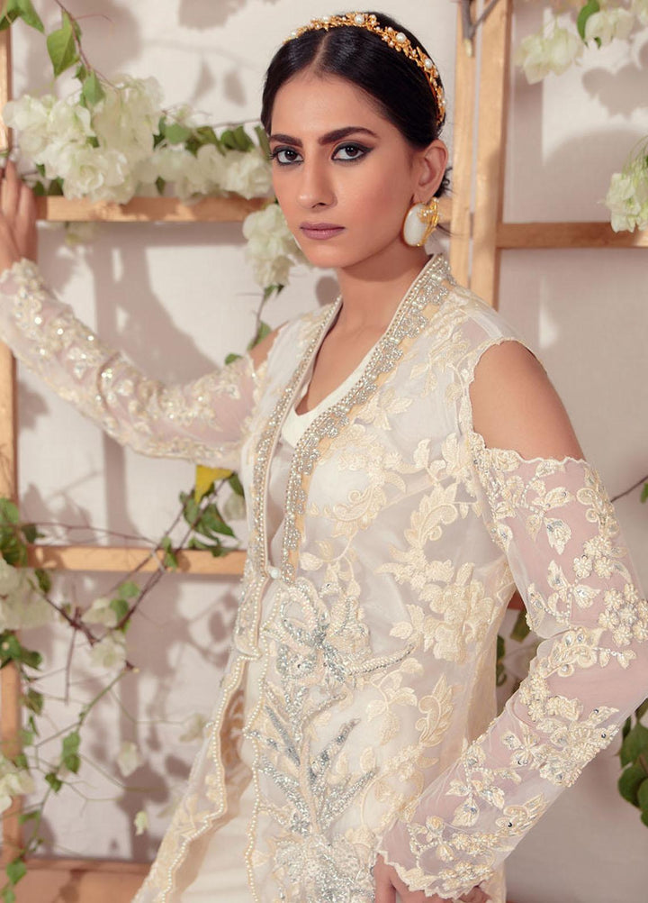 Shamaeel Ansari Embroidered Luxury Net Shirt EB-04