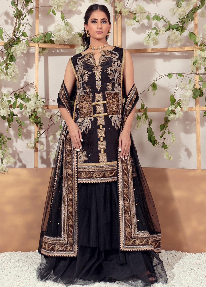 Shamaeel Ansari Embroidered Luxury Silk 2 Piece Suit EB-05