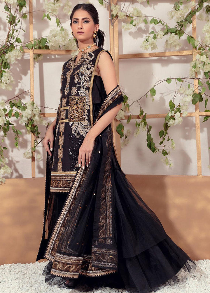 Shamaeel Ansari Embroidered Luxury Silk 2 Piece Suit EB-05