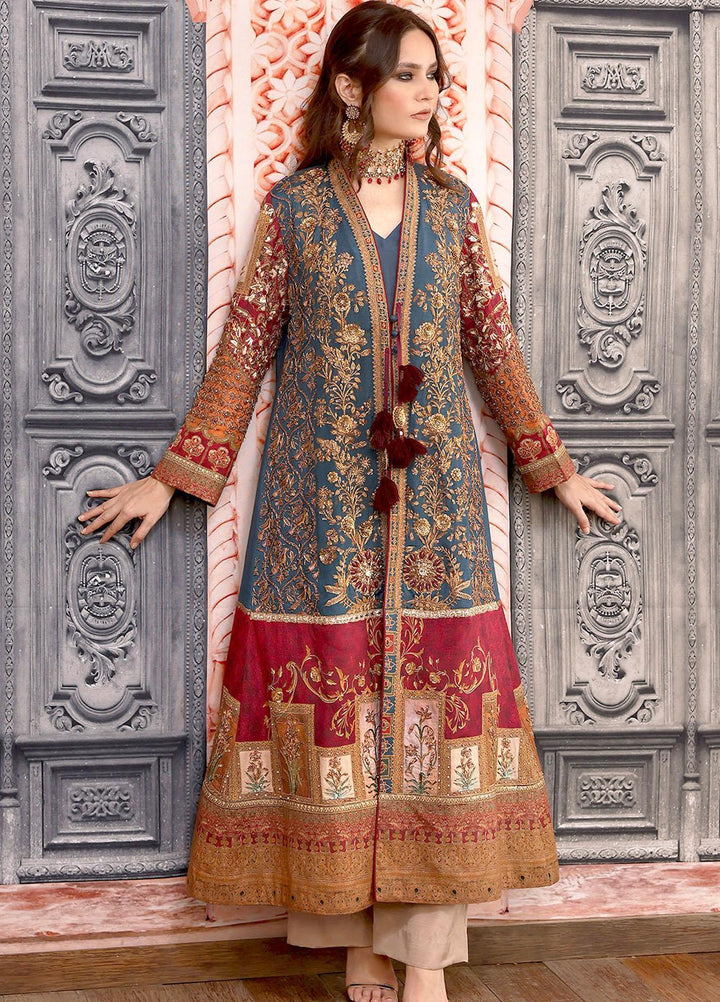 Shamaeel Ansari Luxury Pret  Silk 2 Piece Dress Majestic-01