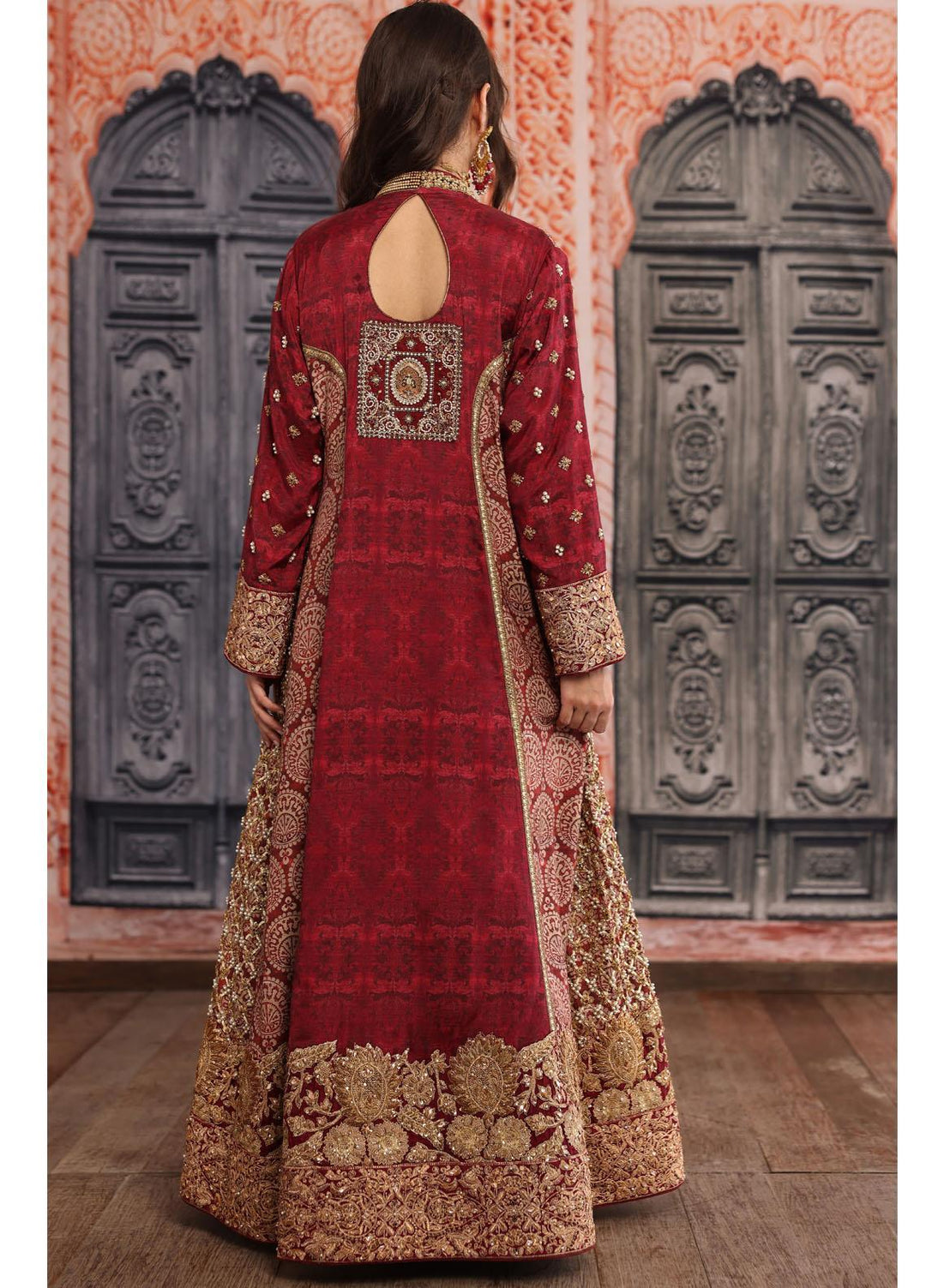 Shamaeel Ansari Luxury Pret  Silk 3 Piece Dress Majestic-06