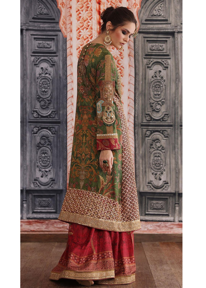 Shamaeel Ansari Luxury Pret  Silk 3 Piece Dress Majestic-08