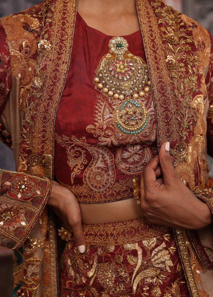 Shamaeel Ansari Luxury Pret  Silk 2 Piece Dress Majestic-09