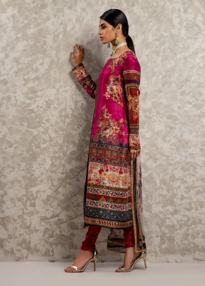 Shamaeel Ansari Luxury Pret Embroidered Silk Shirt AM-02