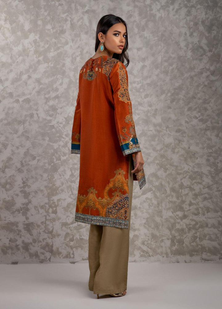 Shamaeel Ansari Luxury Pret Embroidered Silk Shirt AM-04