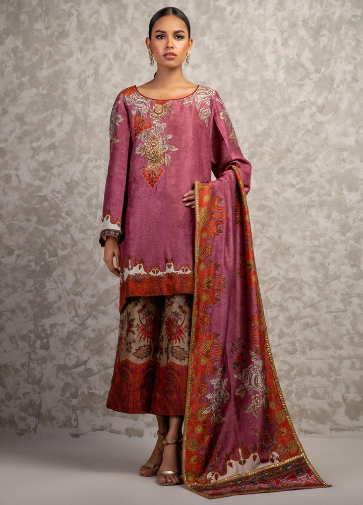 Shamaeel Ansari Luxury Pret Embroidered Silk Shirt AM-06