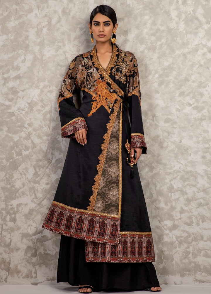 Shamaeel Ansari Luxury Pret Embroidered Silk Shirt AM-17