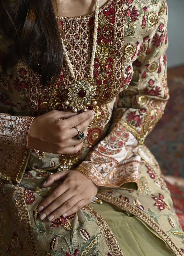 Shamaeel Ansari Luxury Pret  Cotton Net Shirt TS-02