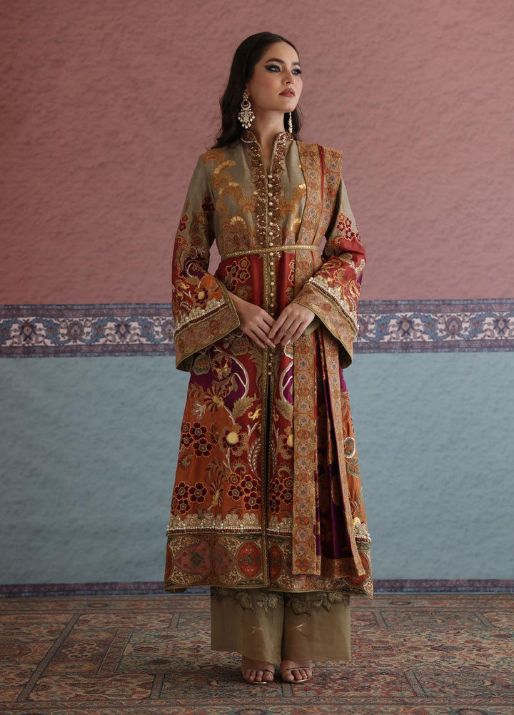 Shamaeel Ansari Luxury Pret  Raw Silk Shirt TS-09