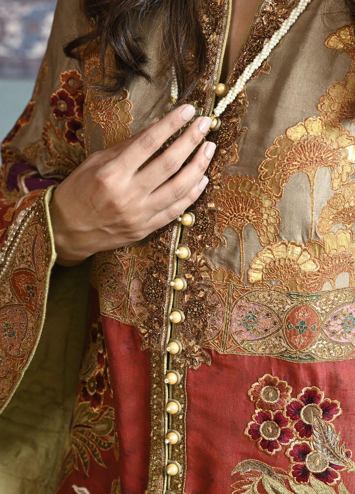 Shamaeel Ansari Luxury Pret  Raw Silk Shirt TS-09